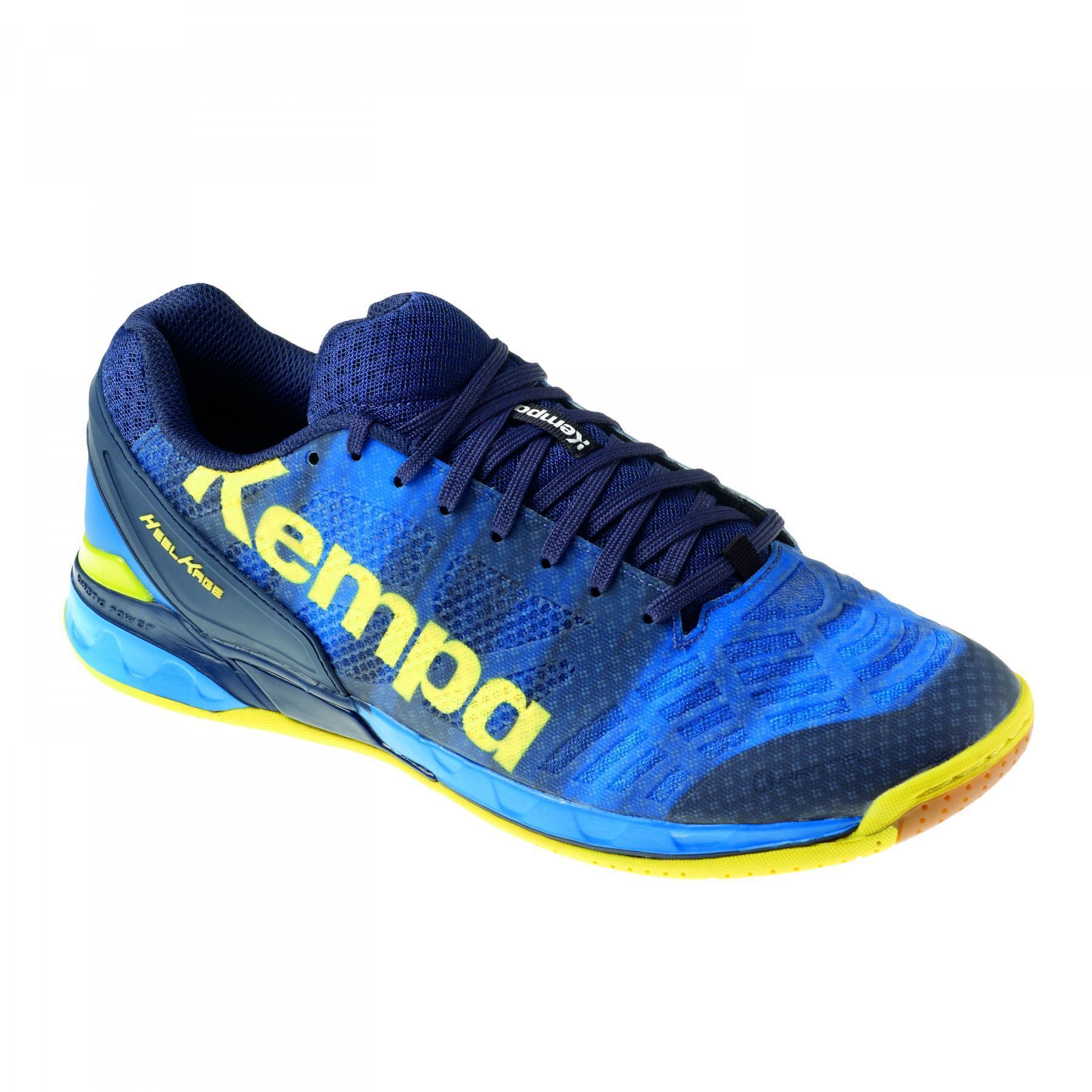 Zapatos Kempa Attack one bleu/jaune