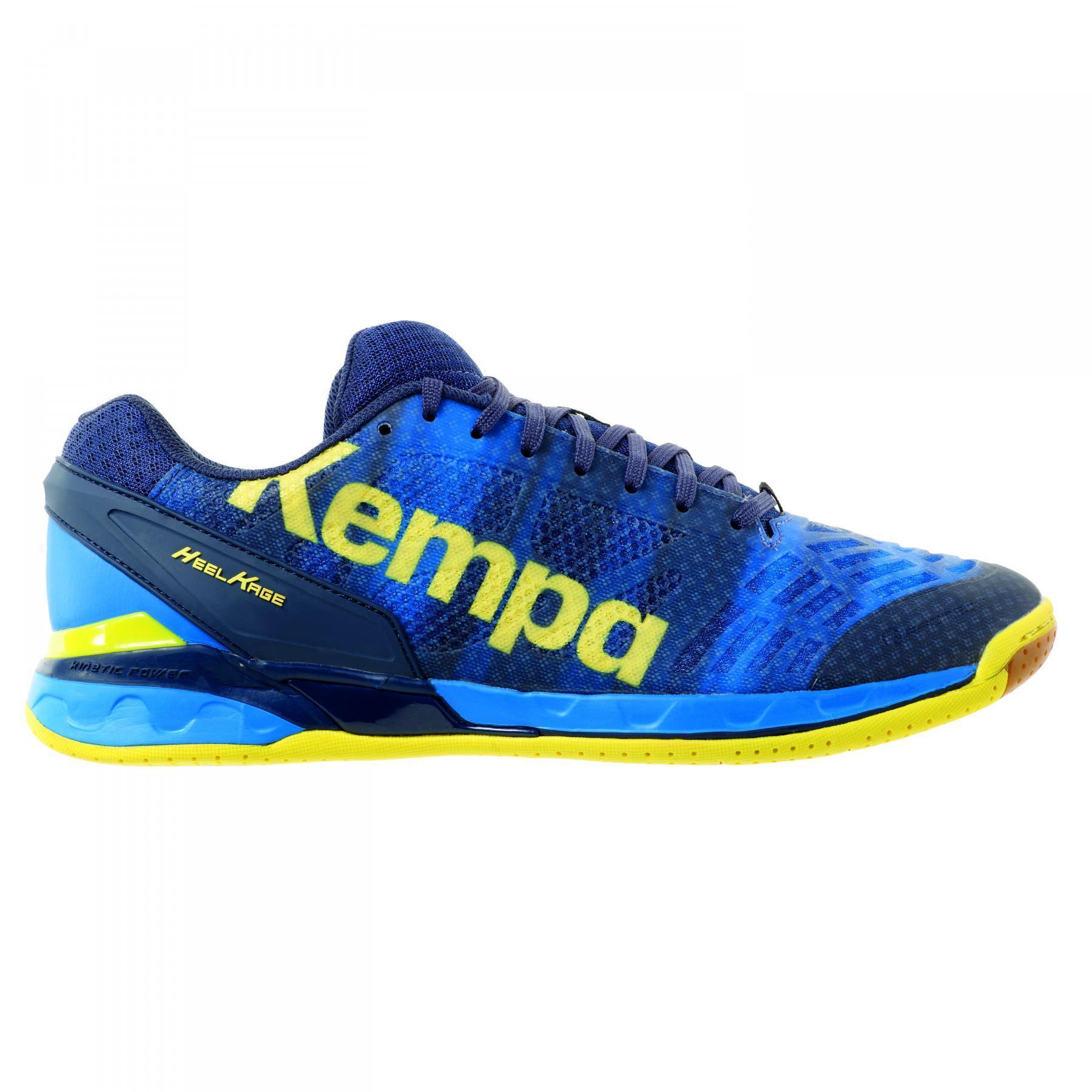 Zapatos Kempa Attack one bleu/jaune