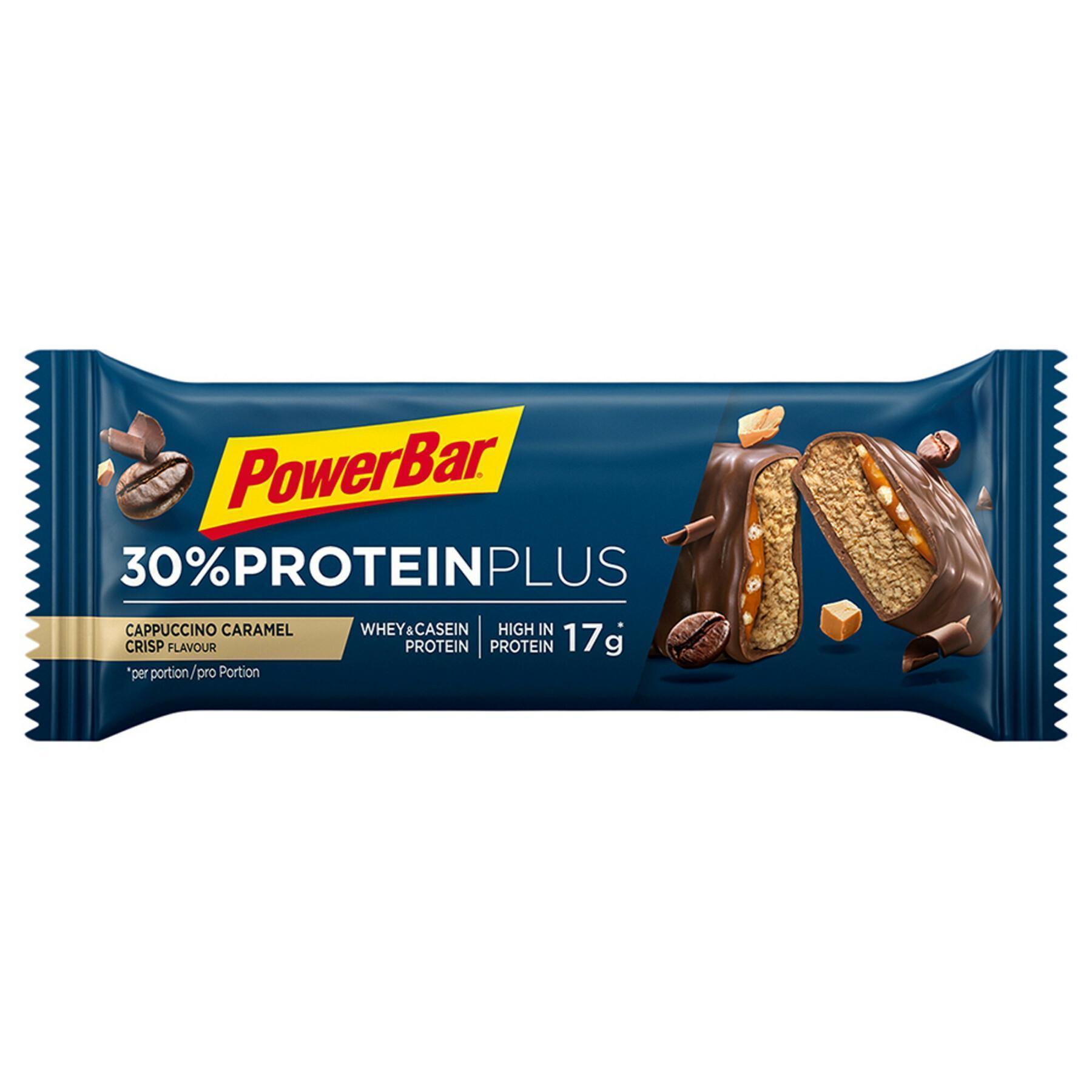 Juego de 15 barras PowerBar ProteinPlus 30 % - Cappuccino-Caramel-Crisp