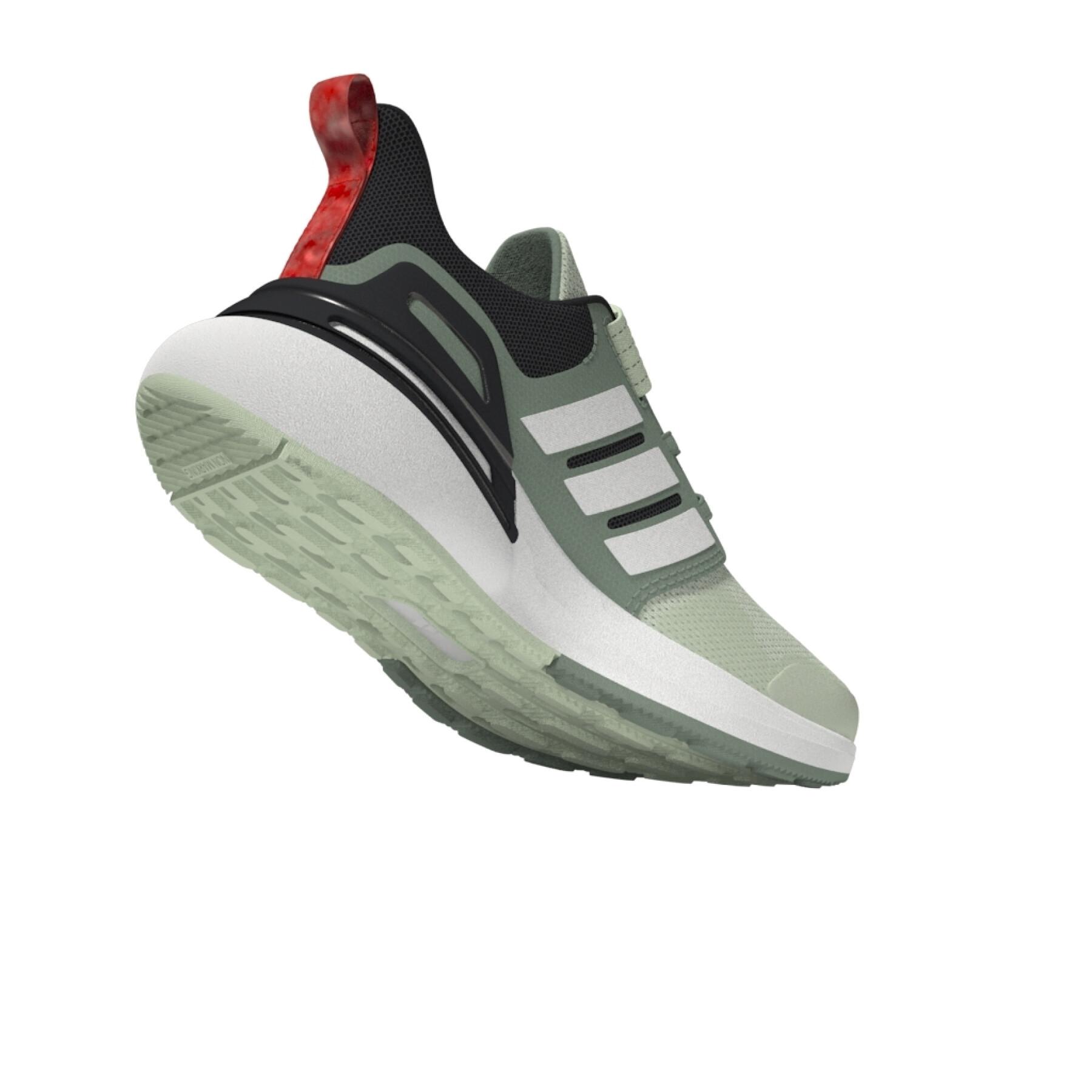 Zapatos de running correa superior de encaje elástico niño adidas Rapidasport Bounce