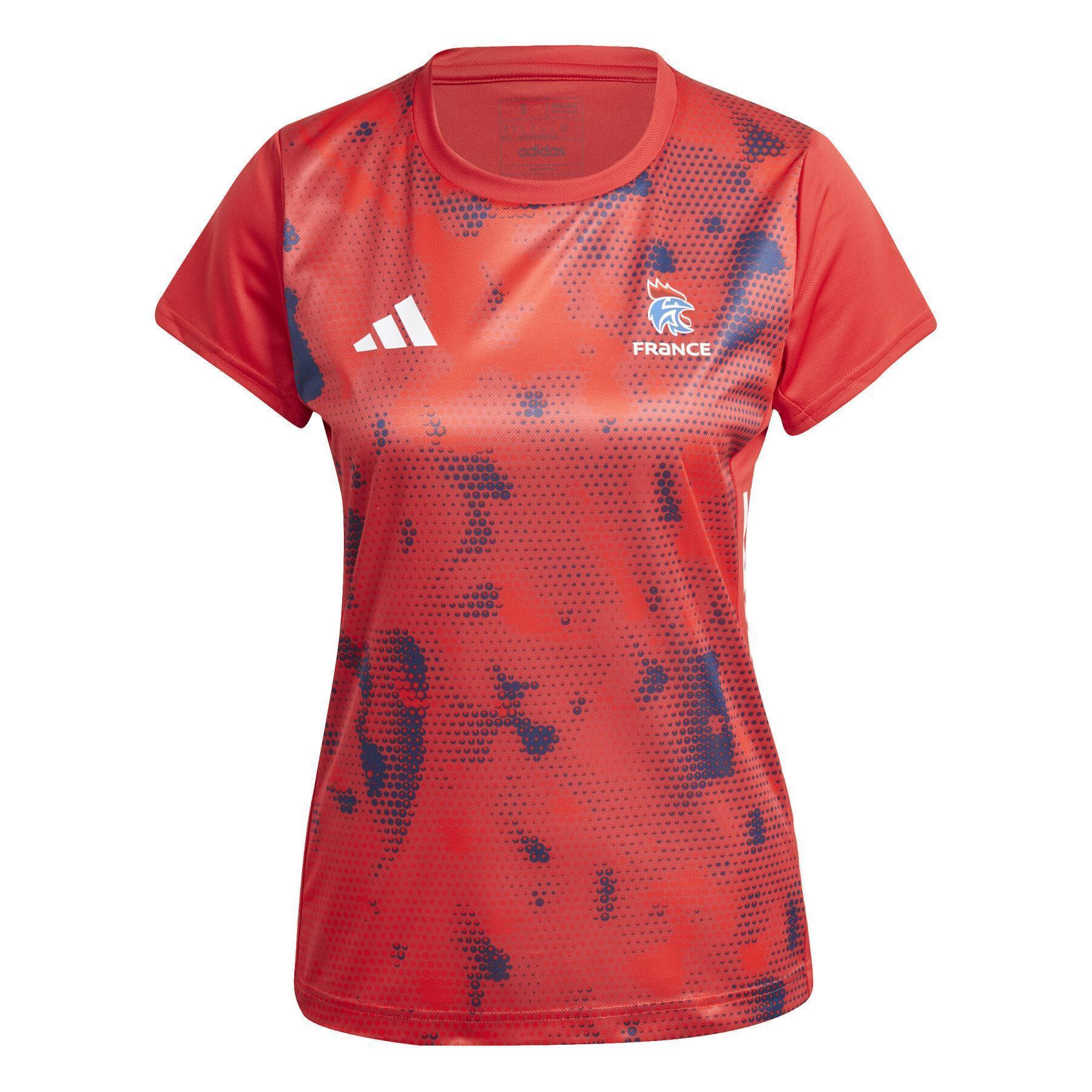 Camiseta oficial mujer de entrenamiento del equipo de Francia 2023/24