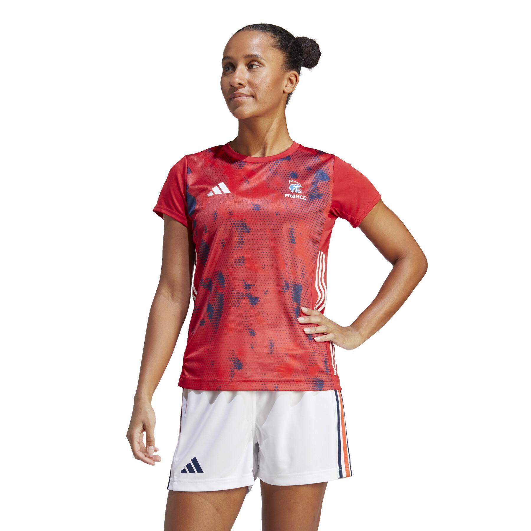 Camiseta oficial mujer de entrenamiento del equipo de Francia 2023/24