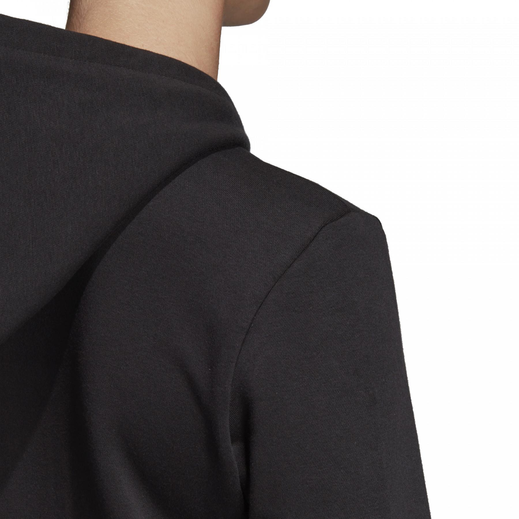 Chaqueta con capucha para mujer adidas Essentials Linear Fleece