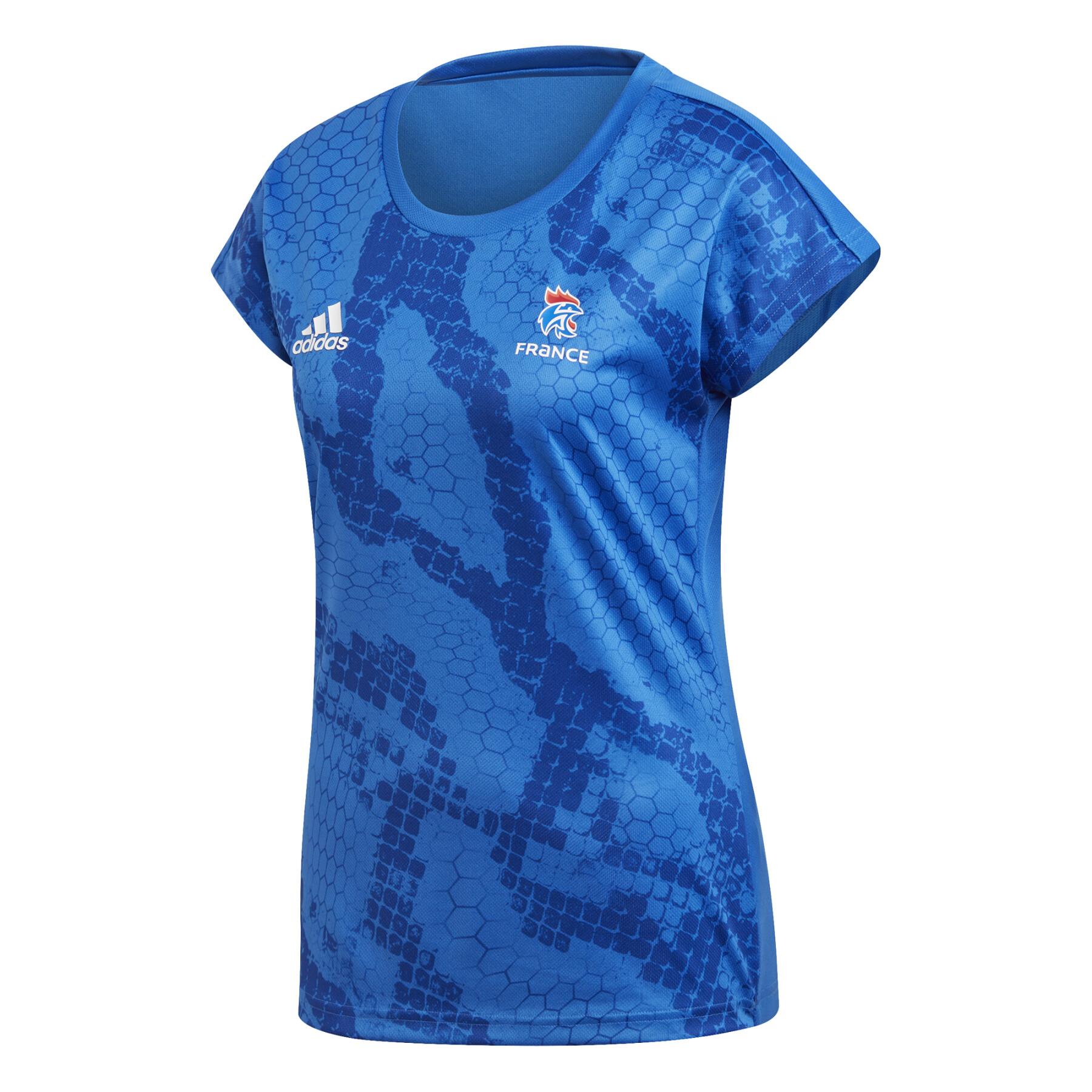 Camiseta de entrenamiento para mujer Adidas Equipe de France Handball 