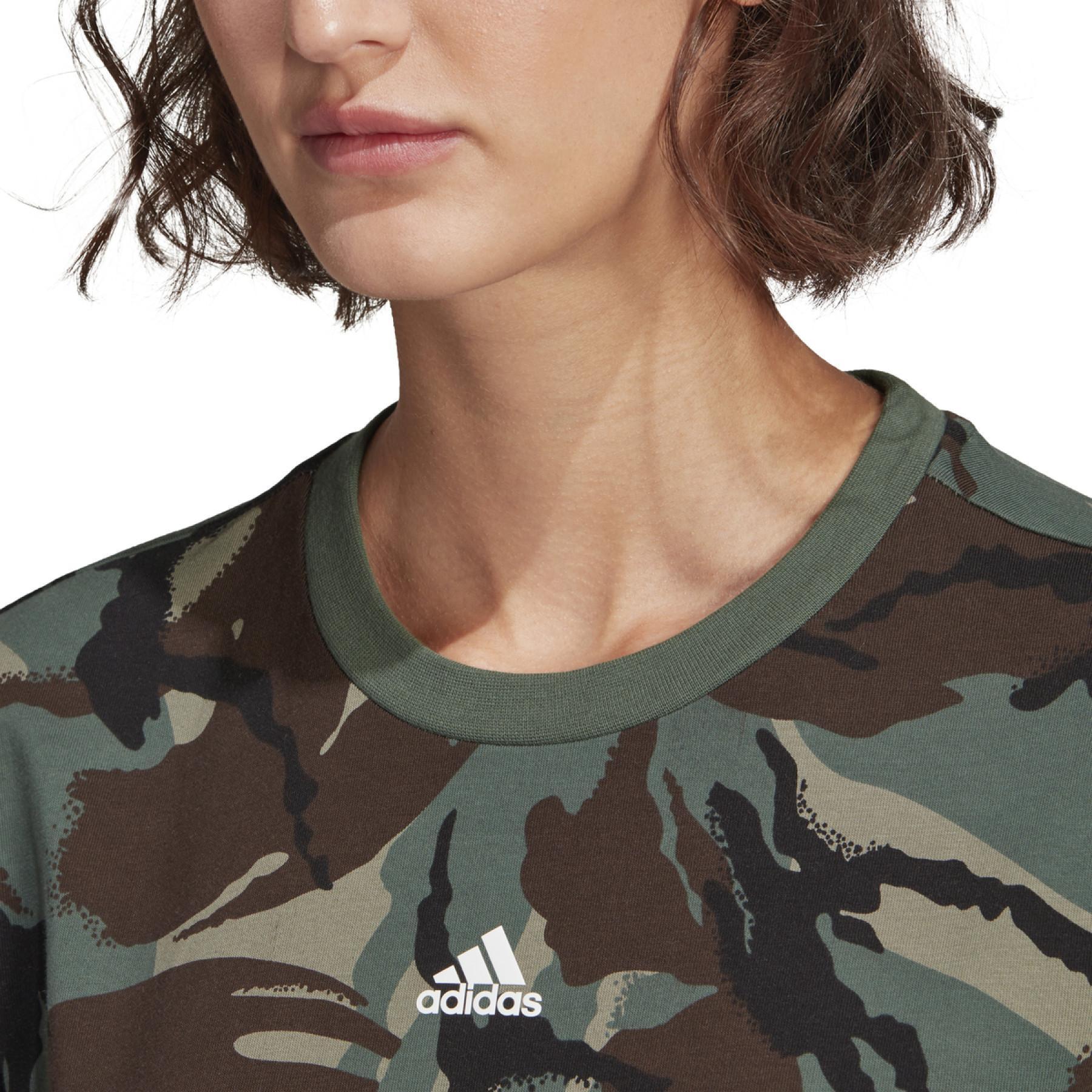 hipoteca Desempleados Minimizar Camiseta de mujer adidas Essentials Boyfriend Camouflage