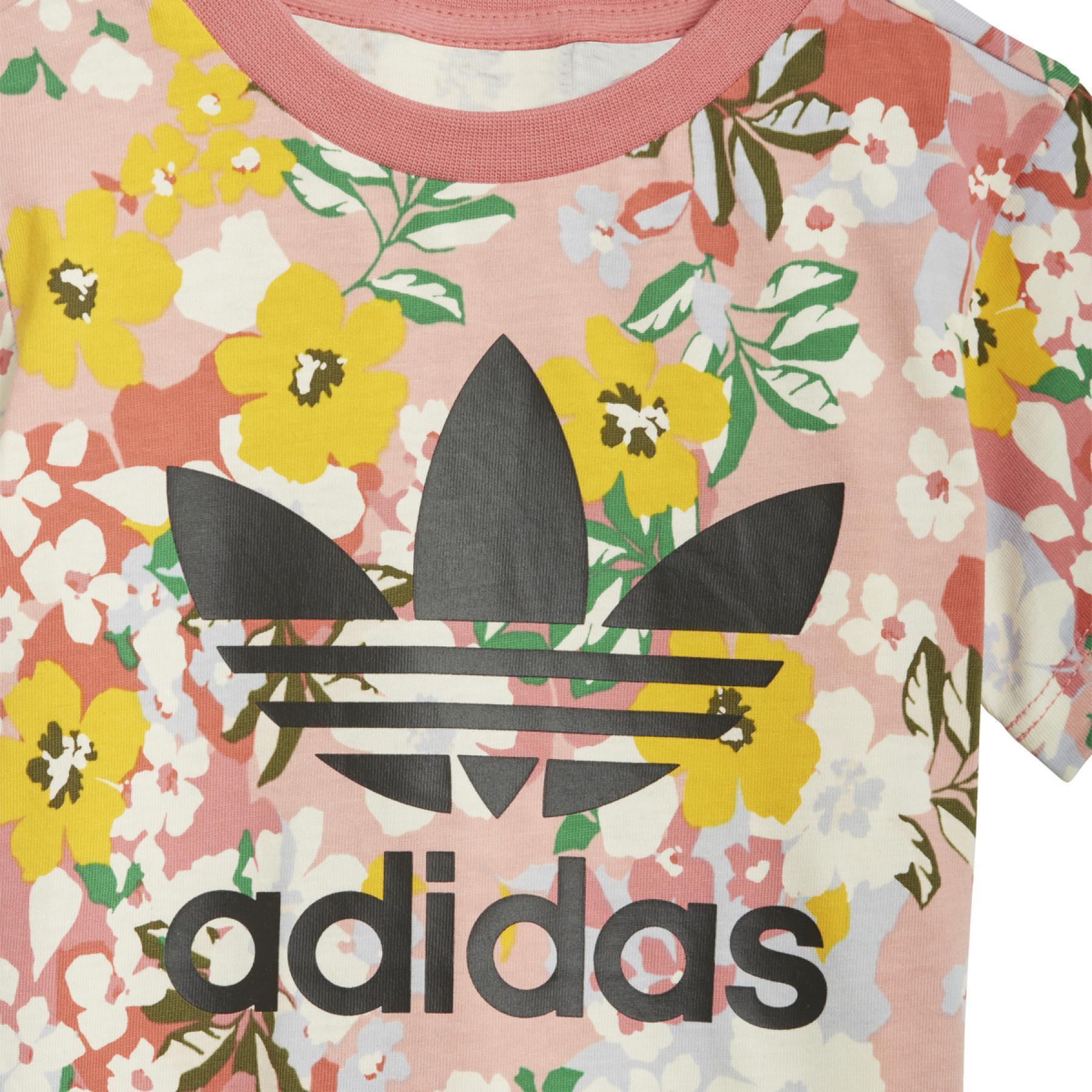 camiseta para bebés adidas Originals Studio London Floral