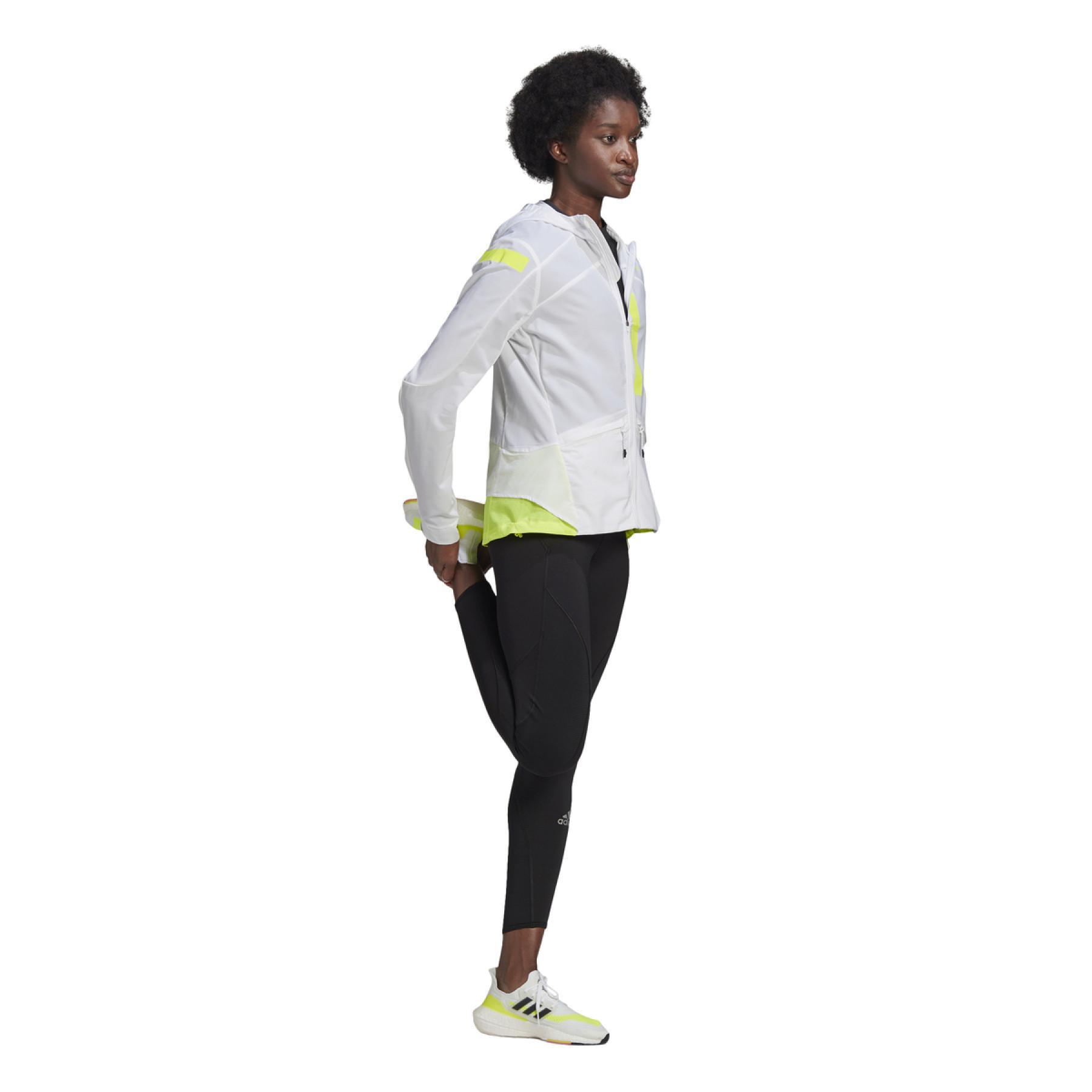 Chaqueta de mujer adidas Marathon Translucent