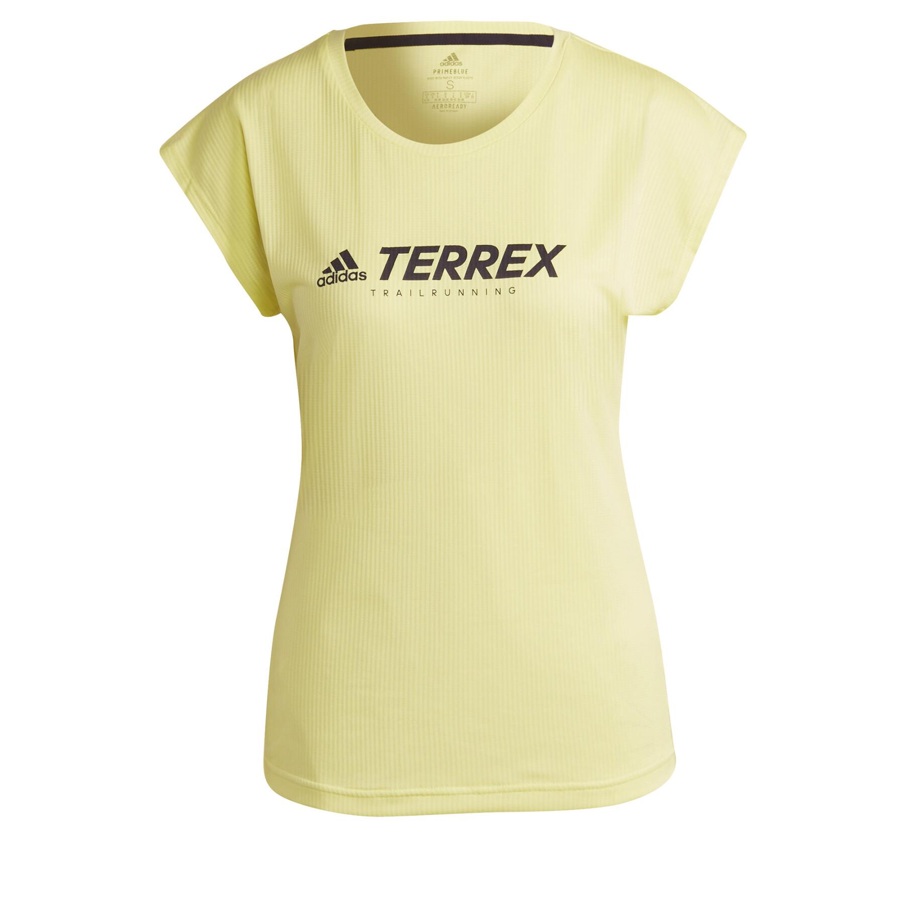 dramático jardín Incesante Camiseta de mujer adidas Terrex Primeblue Trail Functional Logo - adidas -  Zapatillas running Mujer - Running