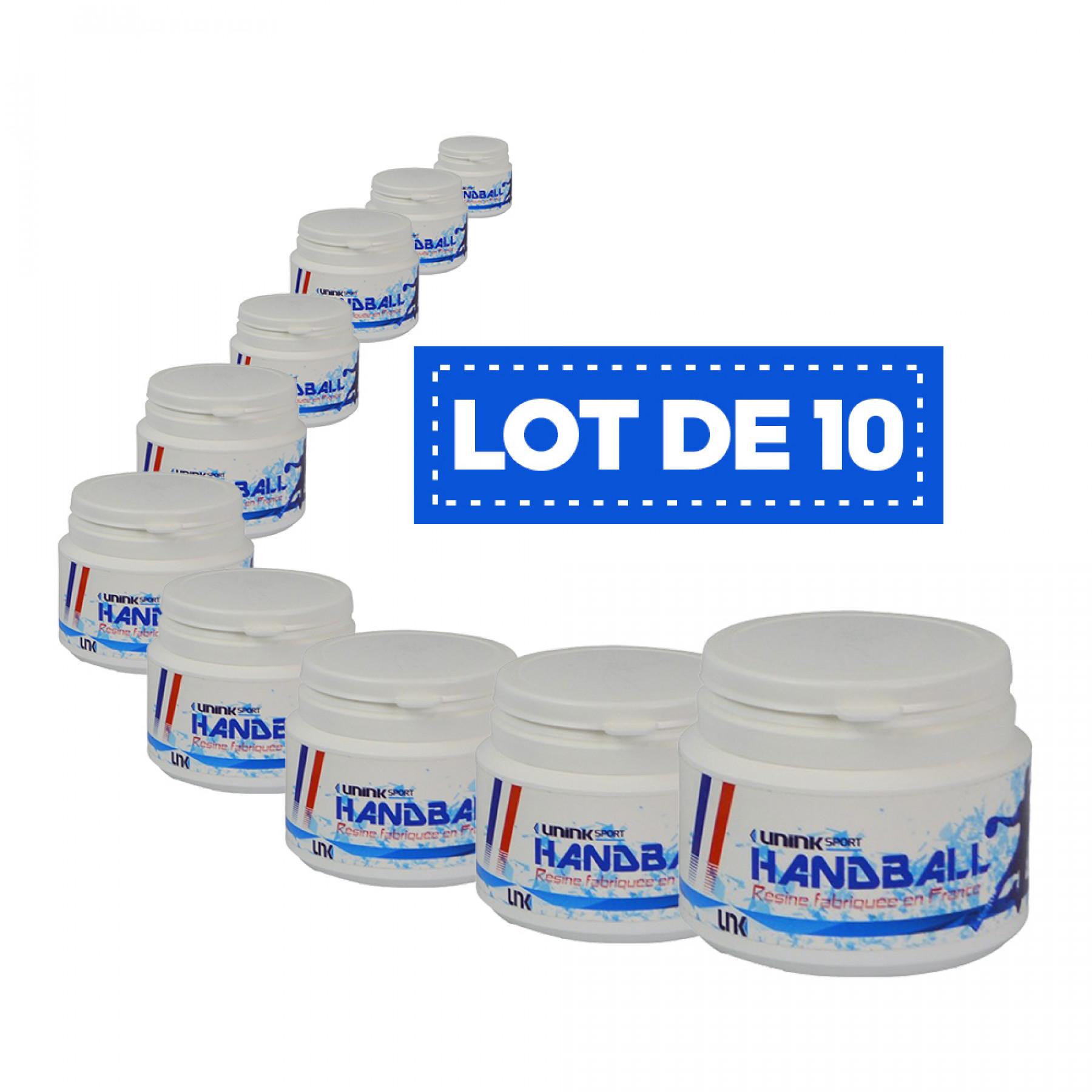 Paquete de 10 resinas blancas de alto rendimiento Sporti France - 100 ml