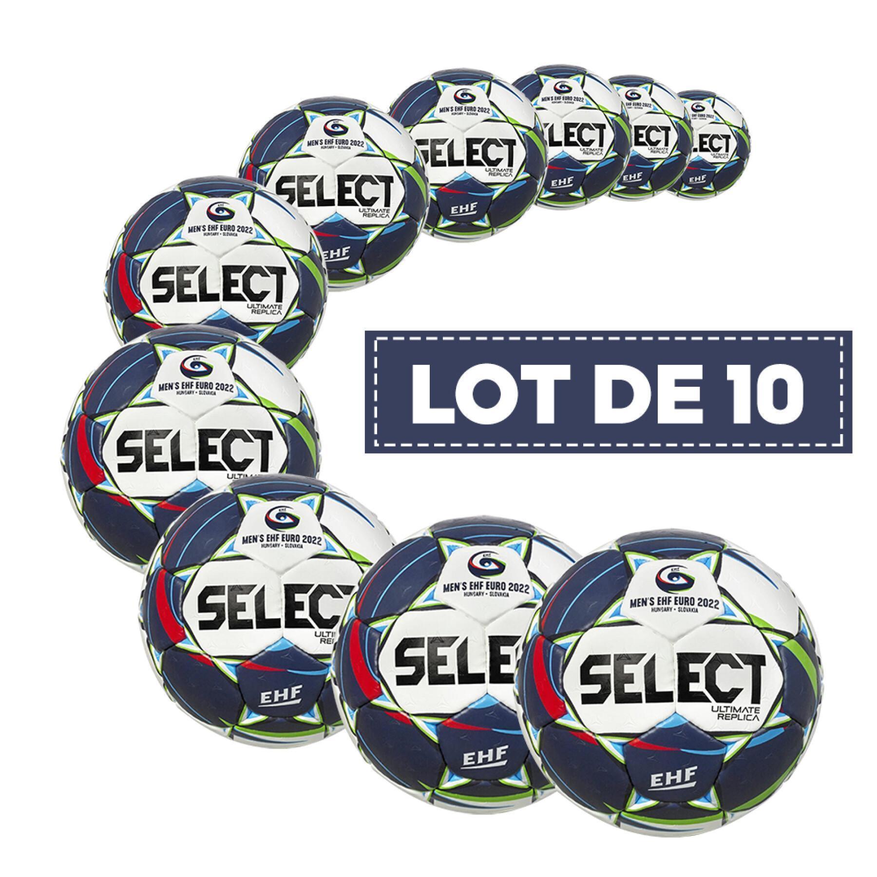 Paquete de 10 globos Select Euro EHF 2022 Replica