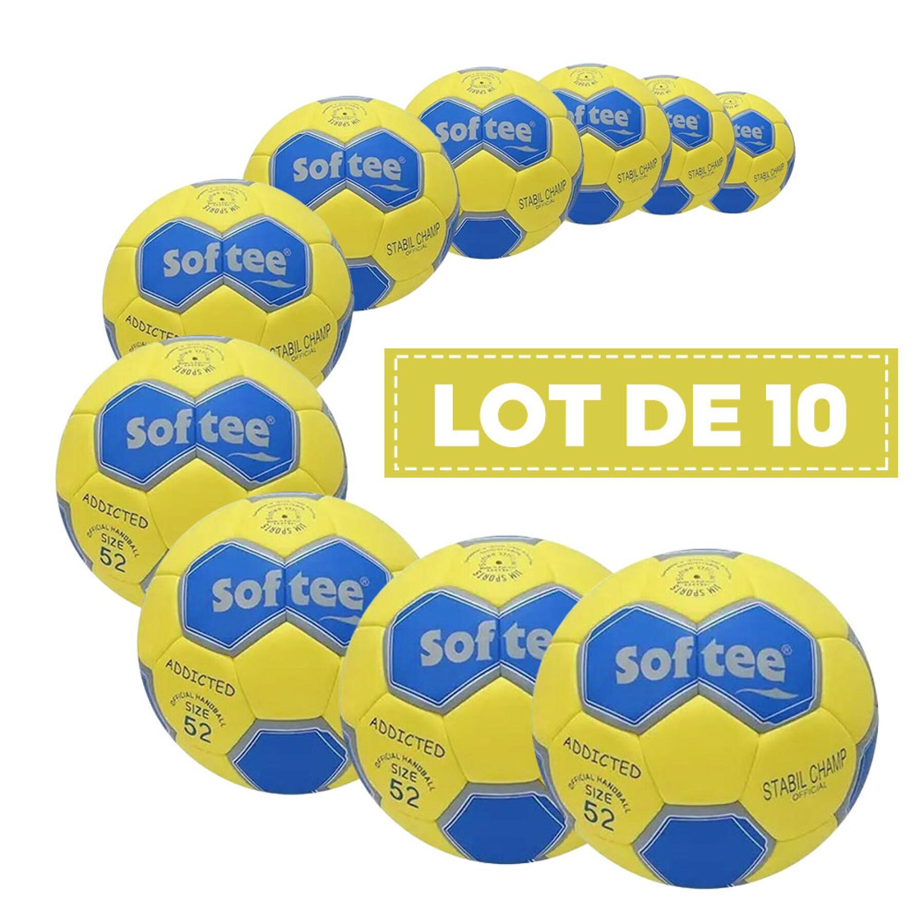 Paquete de 10 globos Softee Addicted [Taille1]