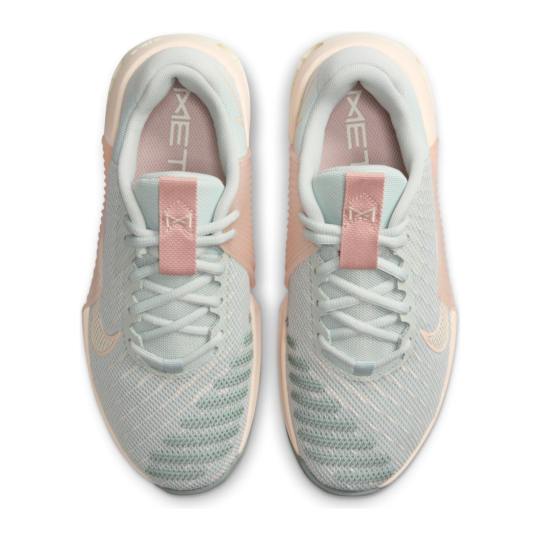 Zapatillas Nike Metcon 9 AMP Cross Training Mujer Coral Naranja
