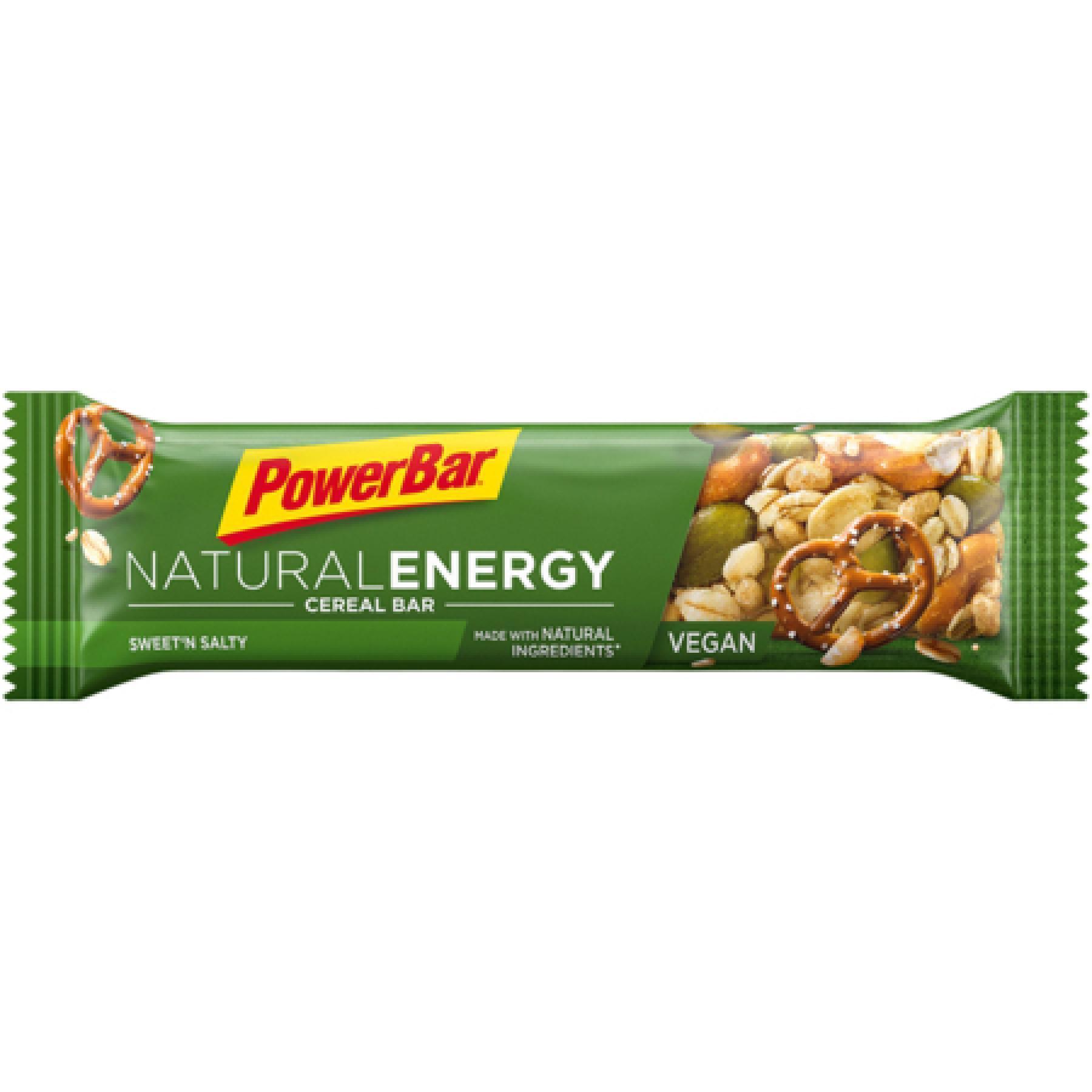 Bares PowerBar Natural Energy Cereal Bar 24x40gr Sweet'n Salty Seeds & Pretzels