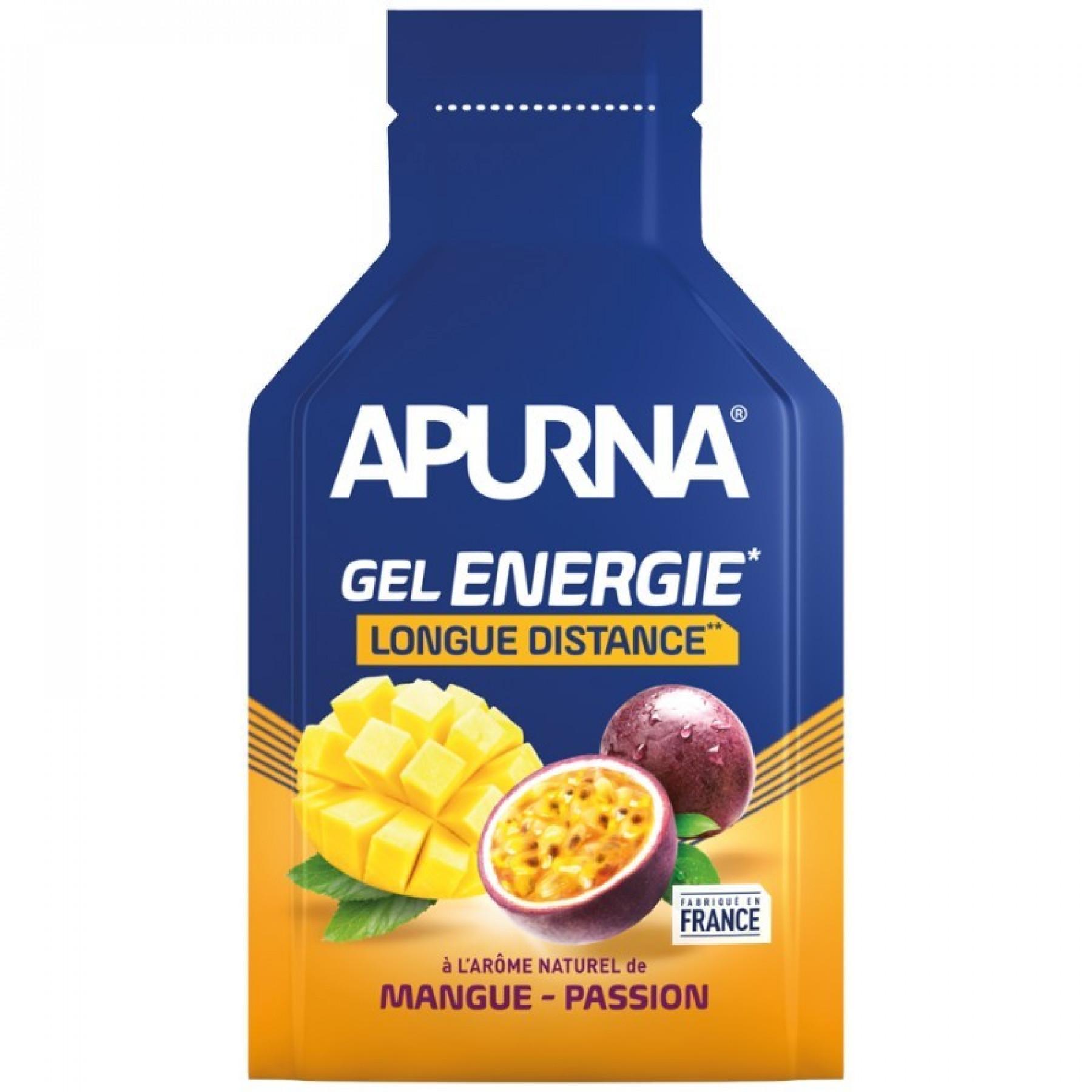 Paquete de 24 geles Apurna Energie Mangue Passion - 35g