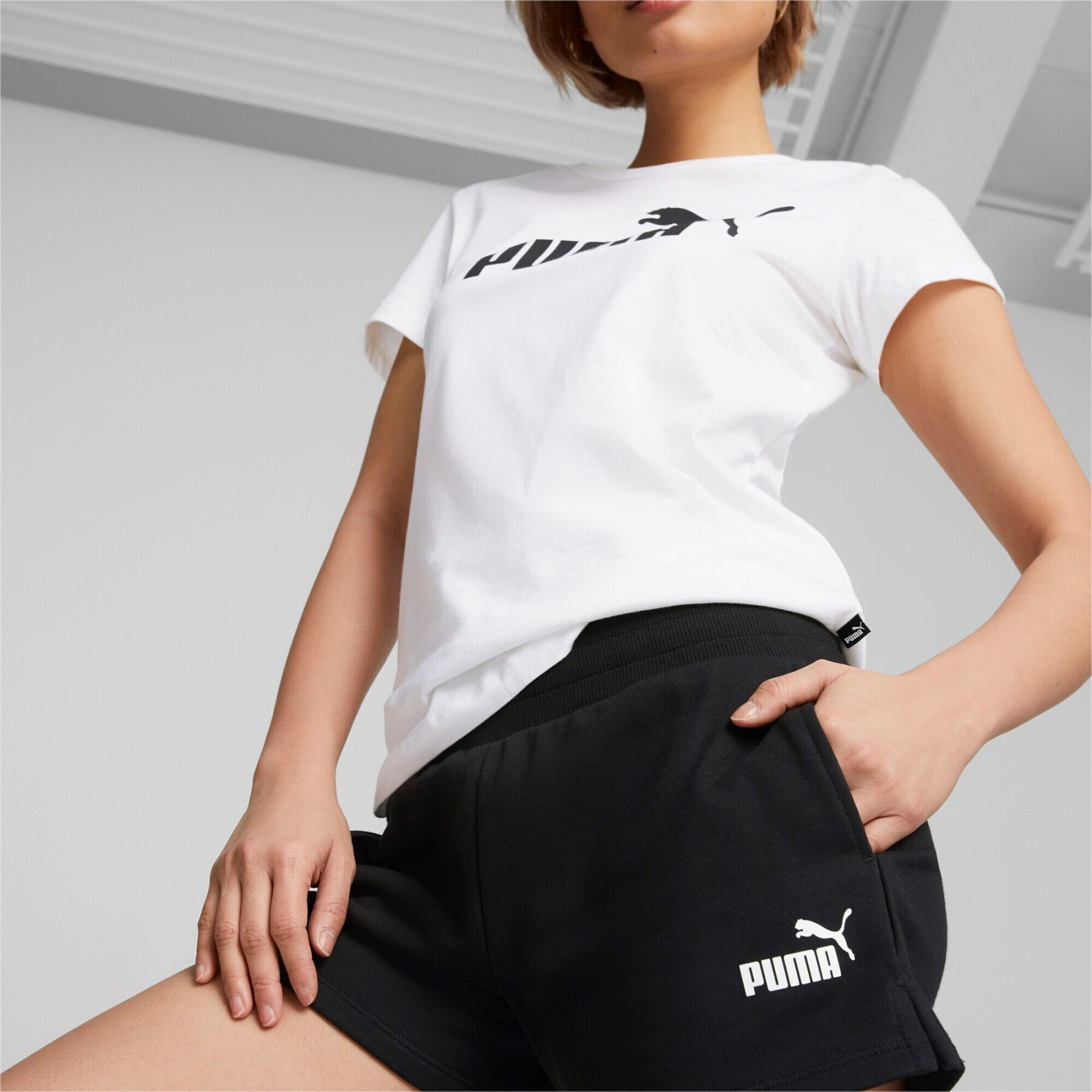 Pantalones cortos de chándal para mujer Puma Essentials