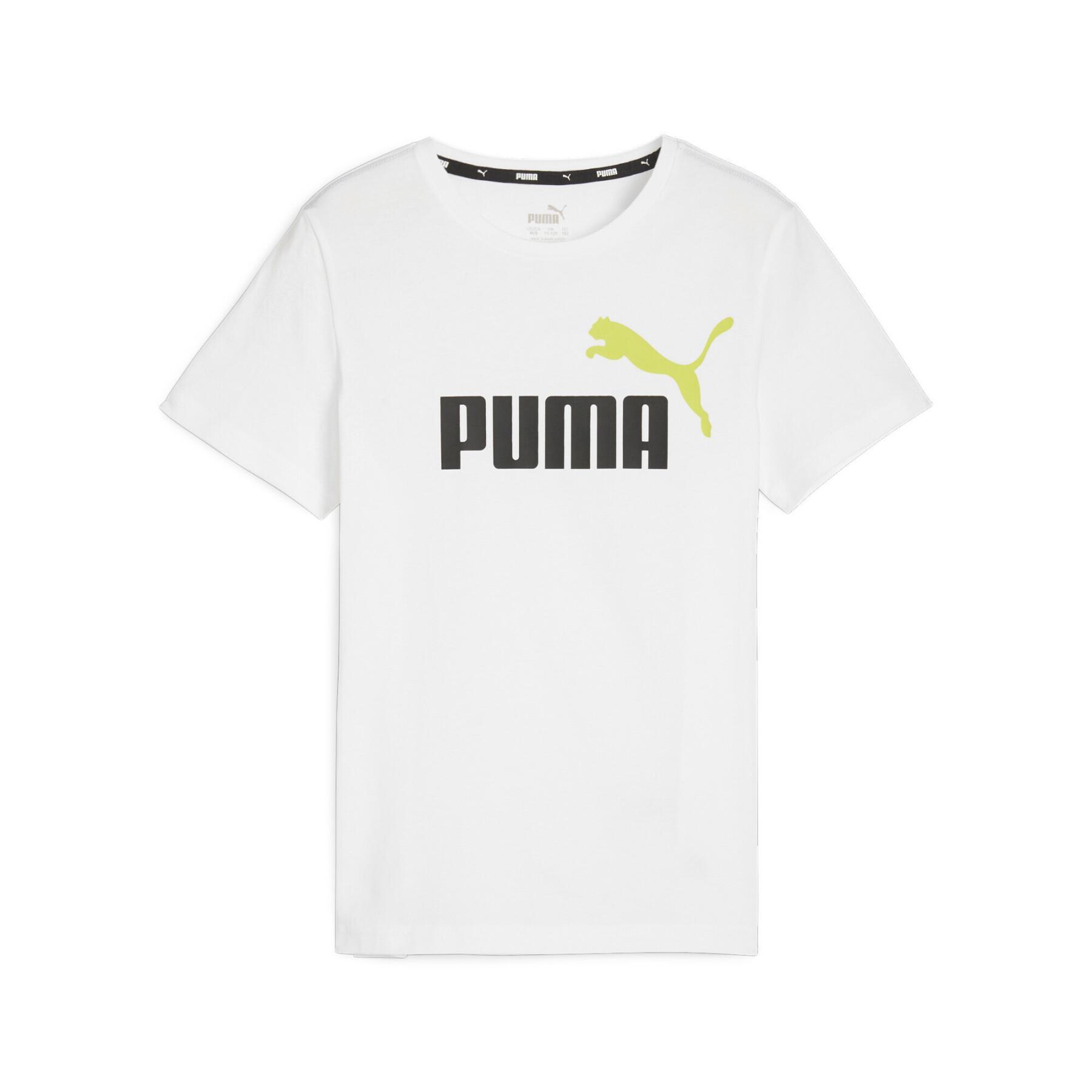 Camiseta infantil Puma Essential + 2 Col Logo