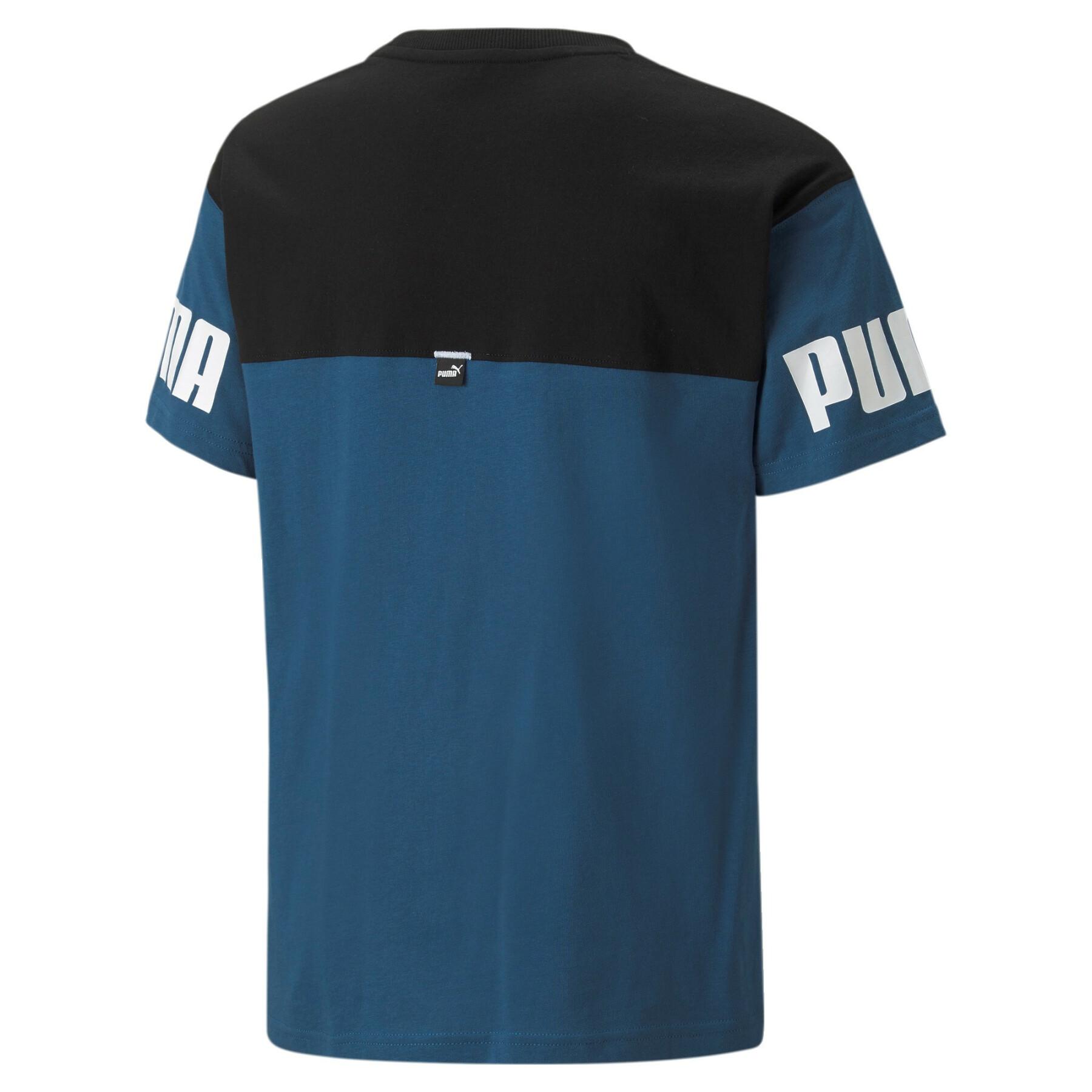 Camiseta para niños Puma Power Colorblock