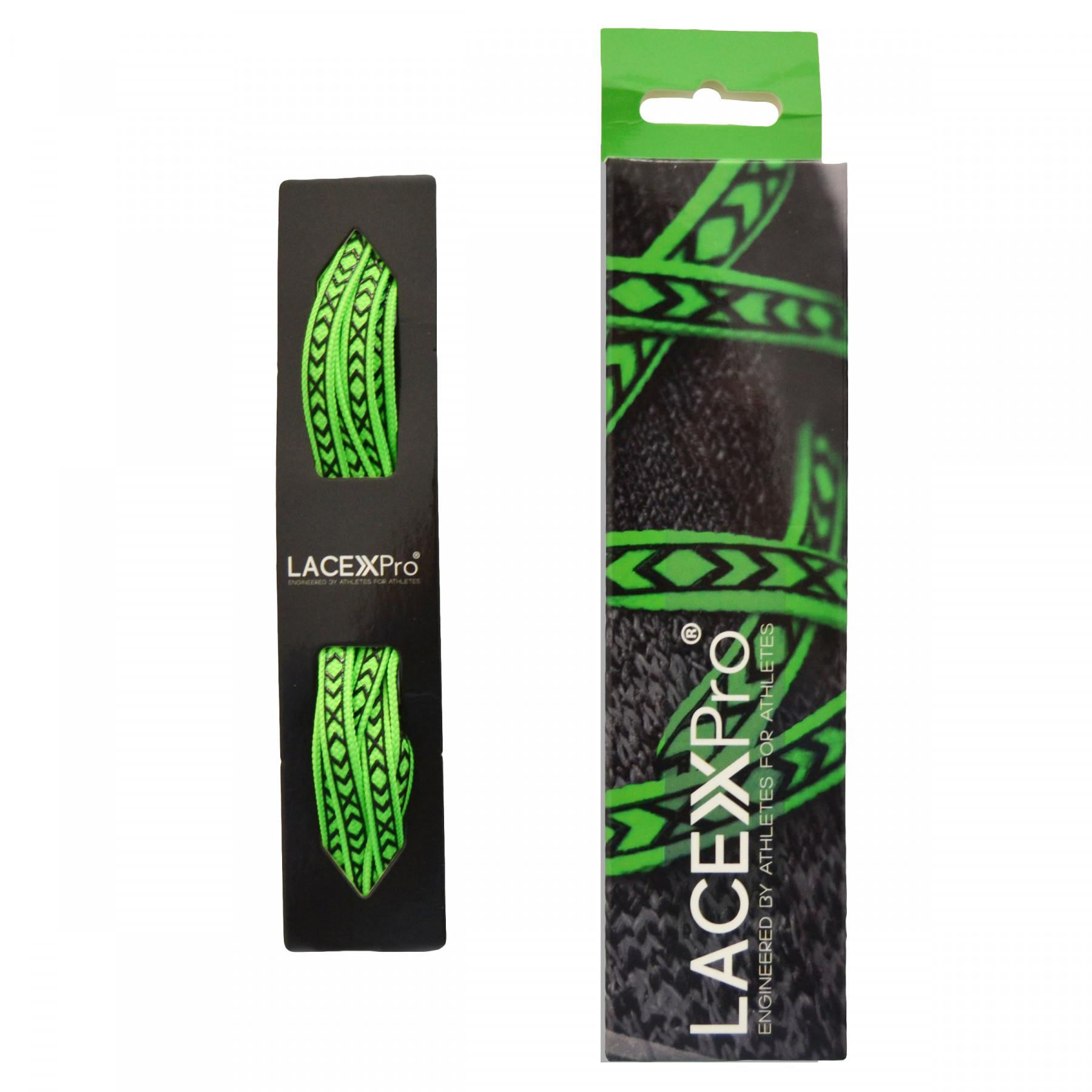 Cordones Lacex Pro Grip verde