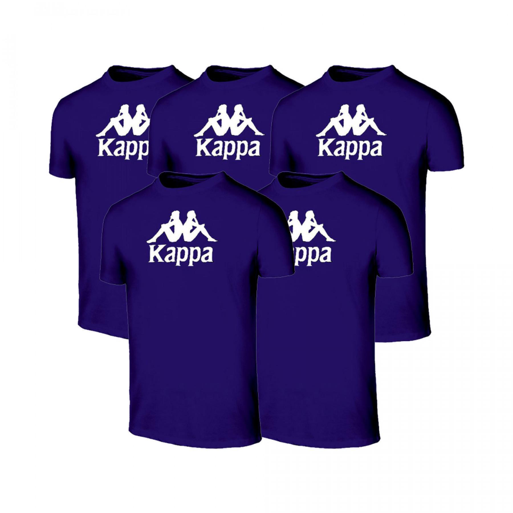 Paquete de 5 camisetas Kappa Mira