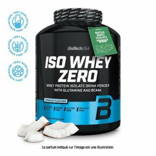Bote de proteínas Biotech USA iso whey zero lactose free - Coco - 2,27kg