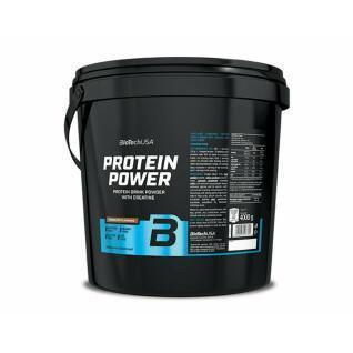 Juego de 2 cubos de proteínas Biotech USA power - Vanille - 4kg