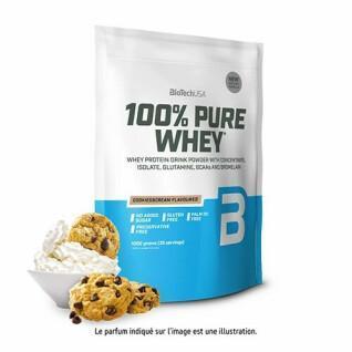 Bolsas de proteína de suero 100% pura Biotech USA - Cookies & Cream - 1kg