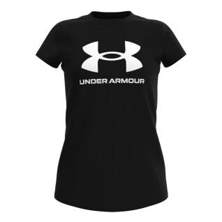 Camiseta de chica Under Armour à manches courtes et motif Sportstyle