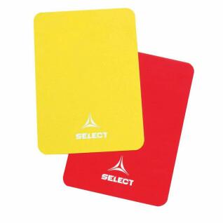 Tarjetas arbitrales Select (rouge & jaune)