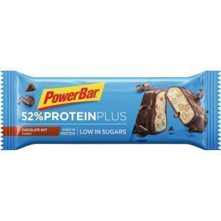 Paquete de 20 barras PowerBar 52% ProteinPlus Low Sugar Chocolate Nut