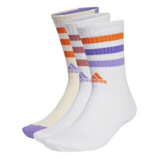 Juego de 2 pares de calcetines altos adidas 3-Stripes Bold