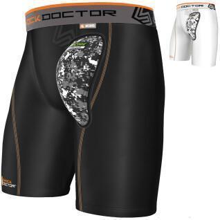 Pantalones cortos de compresión con cubierta blanda Shock Doctor