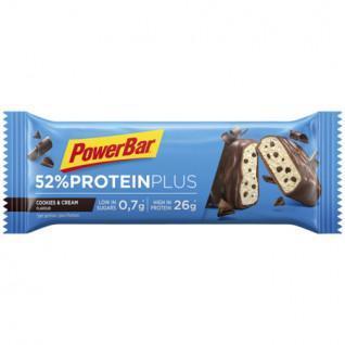 Paquete de 20 barras PowerBar 52% ProteinPlus Low Sugar Cookies & Cream