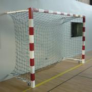 Par de porterías de balonmano de competición de aluminio plegables en la pared de 0,90 a 1,40 m Sporti France