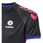Camiseta Hummel Campaign negro/rojo/azul