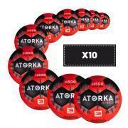 Paquete de 10 globos Atorka H500 - Taille 3 rouges