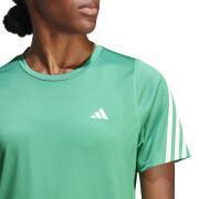 Camiseta de mujer adidas Run Icons 3-Stripes Low-Carbon