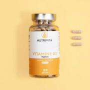 Complemento alimenticio de vitamina D3 - 120 cápsulas Nutrivita