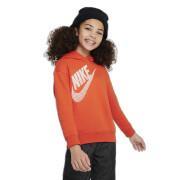 Sweatshirt sudadera con capucha de gran tamaño para niñas Nike